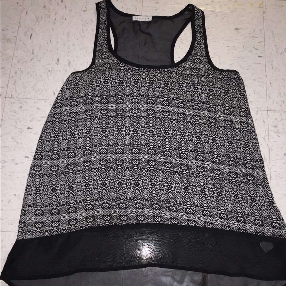 Socialite see through tank top
